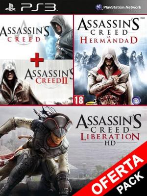 4 juegos en 1 Assassins Creed Double Edition Mas Antología Assassins Creed La Hermandad Mas Assassins Creed Liberation HD