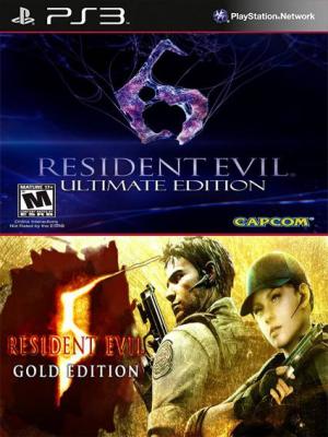 Resident Evil 5 Gold Edition Mas Resident Evil 6 Ultimate Edition Ps3