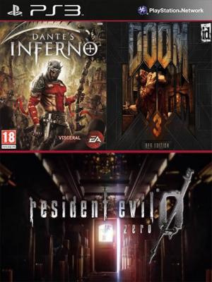 Resident Evil 0 Mas Dantes Inferno Super Bundle Mas DOOM 3 BFG Edition PS3