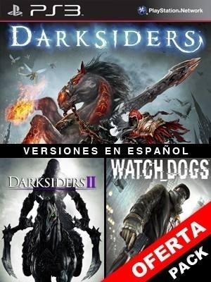 3 juegos en 1 Darksiders Mas Darksiders II Mas Watch Dogs
