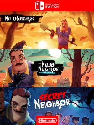 3 juegos en 1 Secret Neighbor mas Hello Neighbor Hide and Seek mas Hello Neighbor - Nintendo Switch