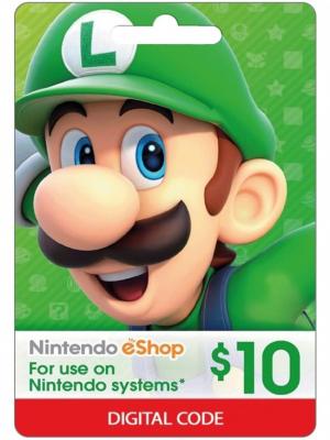 NINTENDO ESHOP 10 USD