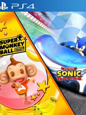 Team Sonic Racing mas Super Monkey Ball: Banana Blitz HD PS4