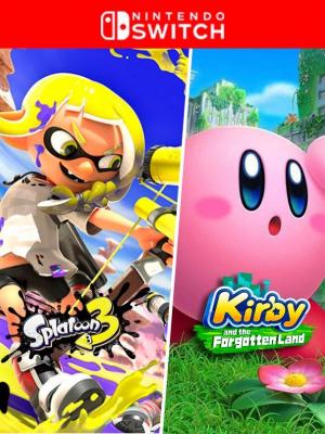 Splatoon 3 mas Kirby and the Forgotten Land - NINTENDO SWITCH